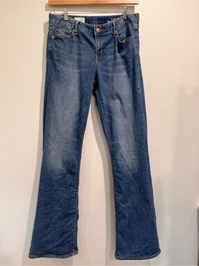 GAP 1969 Women's 30L Perfect Boot Bootcut Jeans Mid Rise Medium Wash 34” Inseam